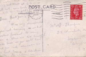 old post card